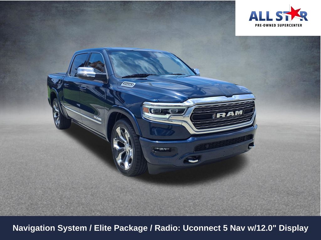 Patriot Blue Pearlcoat 2023 RAM 1500 Pickup Truck Four-Wheel Drive 8-Speed Automatic