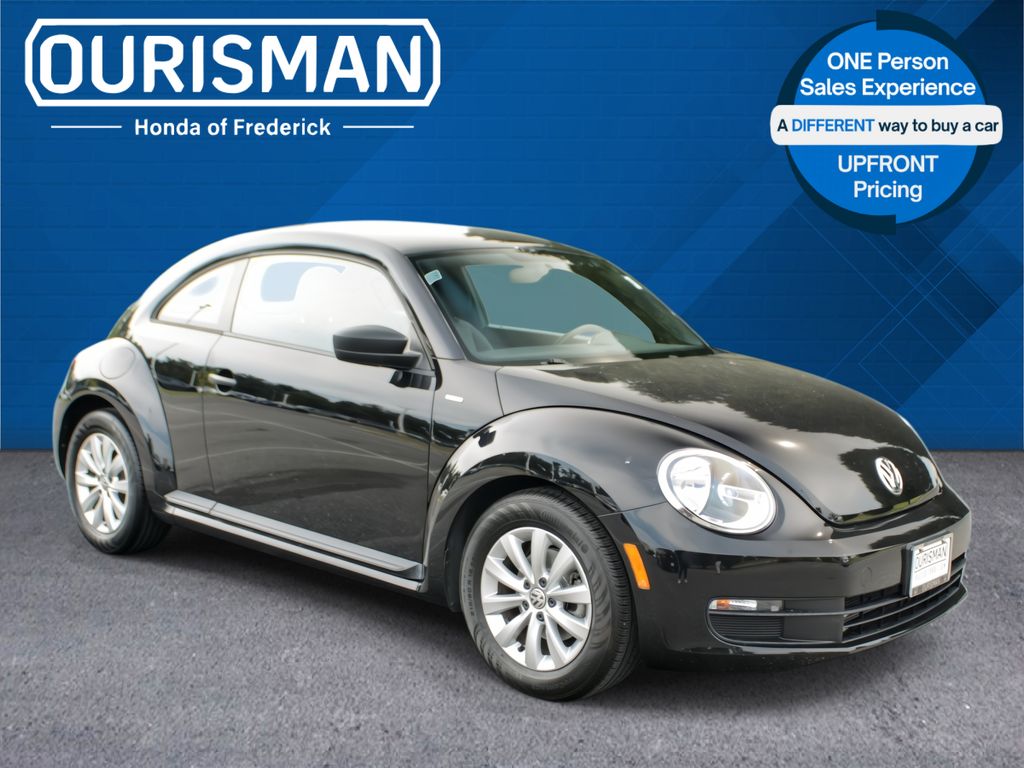 Black 2016 Volkswagen Beetle Classic Hatchback Front-Wheel Drive 6-Speed Automatic