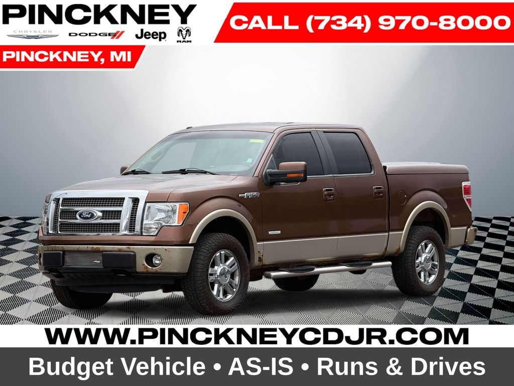 Brown 2012 Ford F-150 Pickup Truck Four-Wheel Drive 6-Speed Automatic