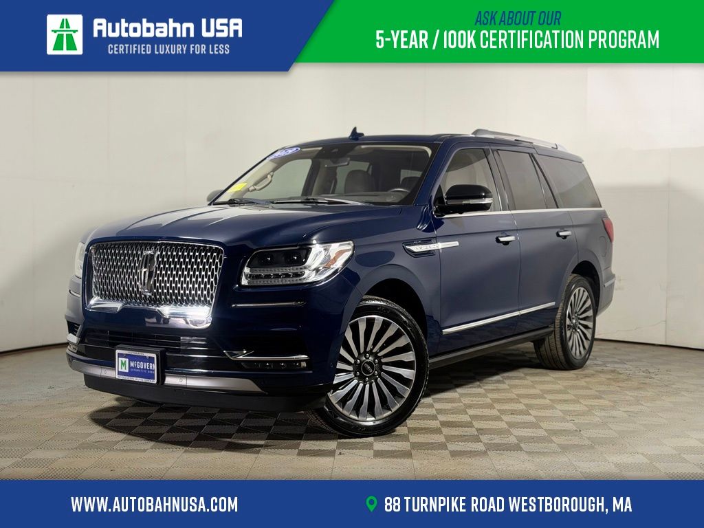 Blue 2019 Lincoln Navigator SUV / Crossover Four-Wheel Drive Automatic