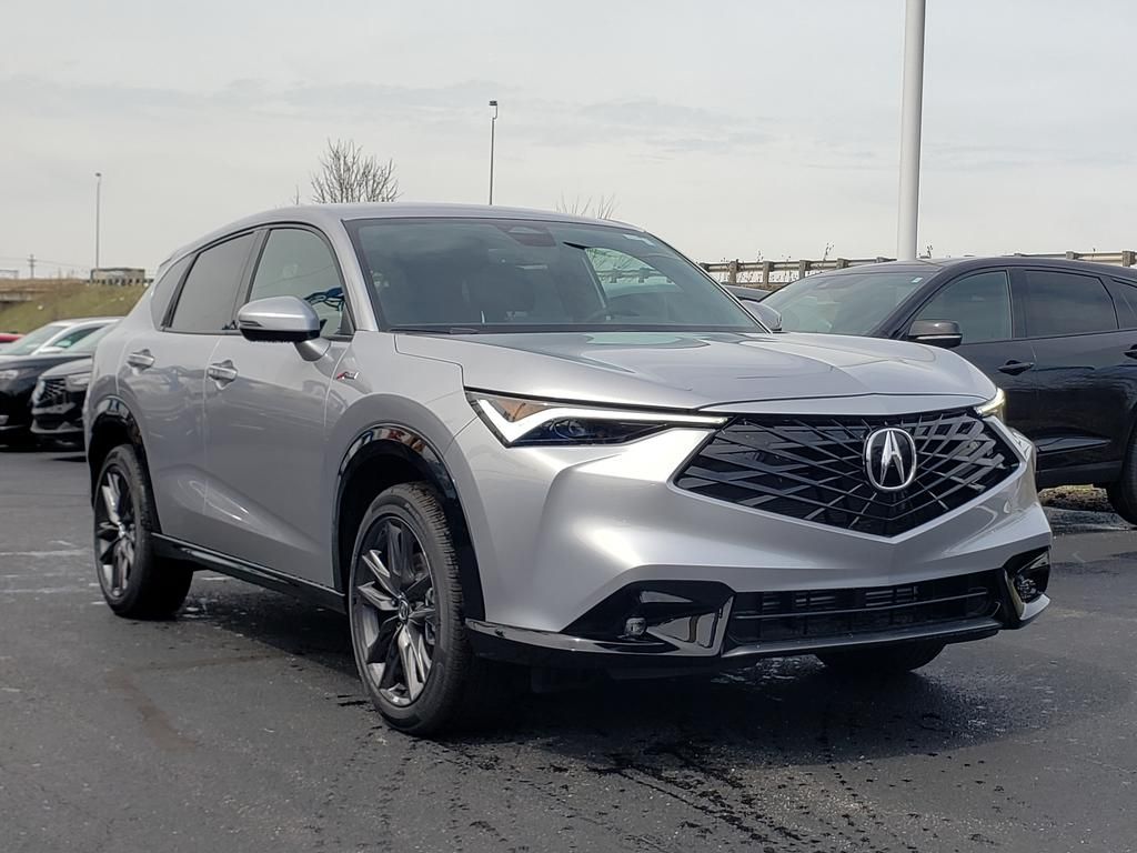 Solar Silver Metallic 2026 Acura ADX SH-AWD with A-SPEC Package SUV / Crossover All-Wheel Drive Continuously Variable Transmission