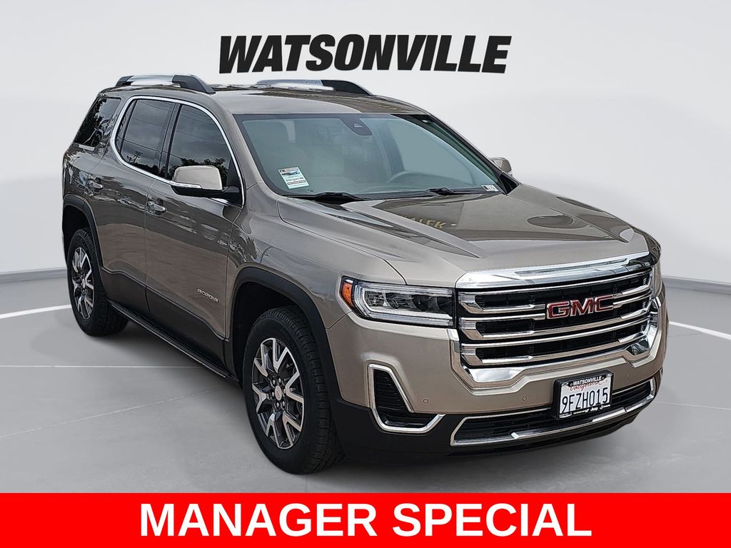 Light Stone Metallic 2023 GMC Acadia SUV / Crossover Four-Wheel Drive 9-Speed Automatic