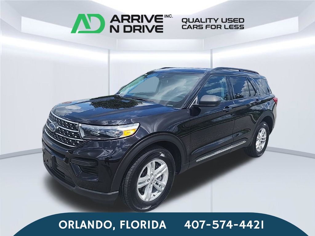 Black 2022 Ford Explorer SUV / Crossover All-Wheel Drive Automatic