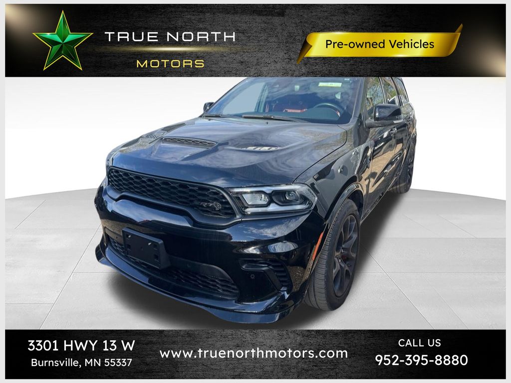 DB Black Crystal Clearcoat 2023 Dodge Durango SRT Hellcat Premium AWD SUV / Crossover All-Wheel Drive 8-Speed Automatic