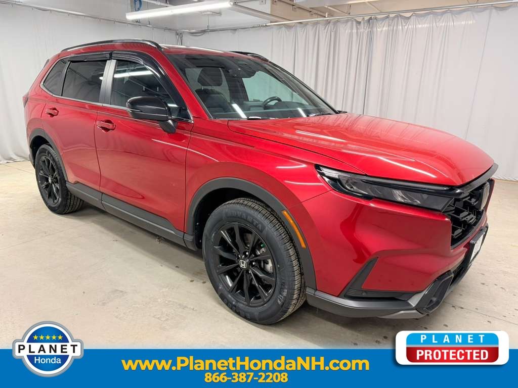 Radiant Red Metallic 2024 Honda CR-V Hybrid Sport-L AWD SUV / Crossover All-Wheel Drive Continuously Variable Transmission