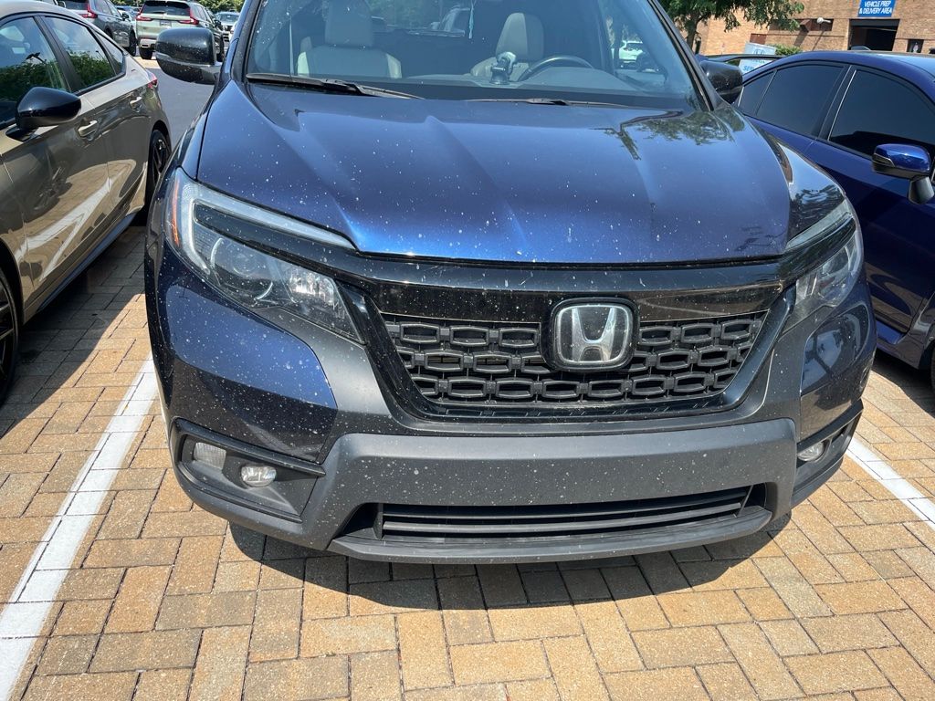 Certified Used 2021 Blue Honda EX-L image 4