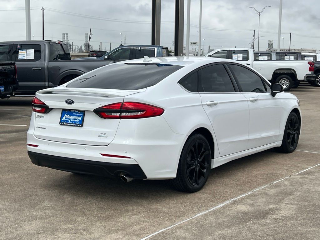 2020 Ford Fusion SE White at DeMontrond Ford