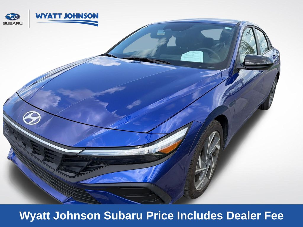 Intense Blue 2025 Hyundai Elantra Sedan Front-Wheel Drive Continuously Variable Transmission