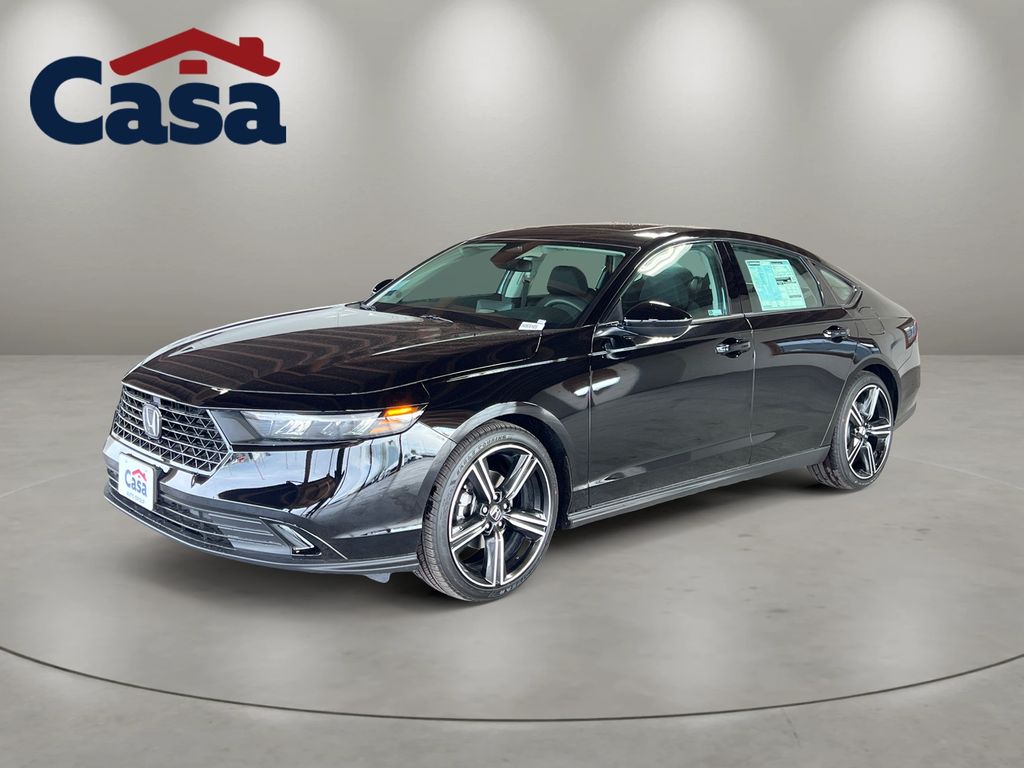 Crystal Black Pearl 2026 Honda Accord Sedan Front-Wheel Drive Continuously Variable Transmission