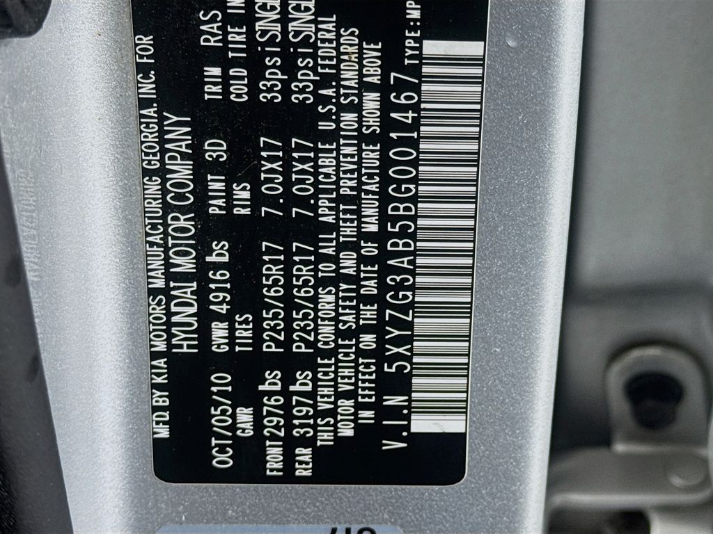 Used Car 2011 Hyundai Santa Fe  Gls For Sale Under $10,000 In Austin, Texas