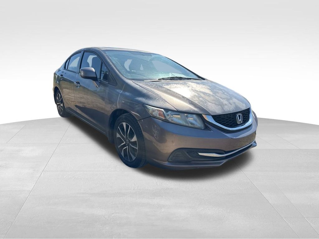 2013 Gray Honda Civic Sdn EX FWD Sedan