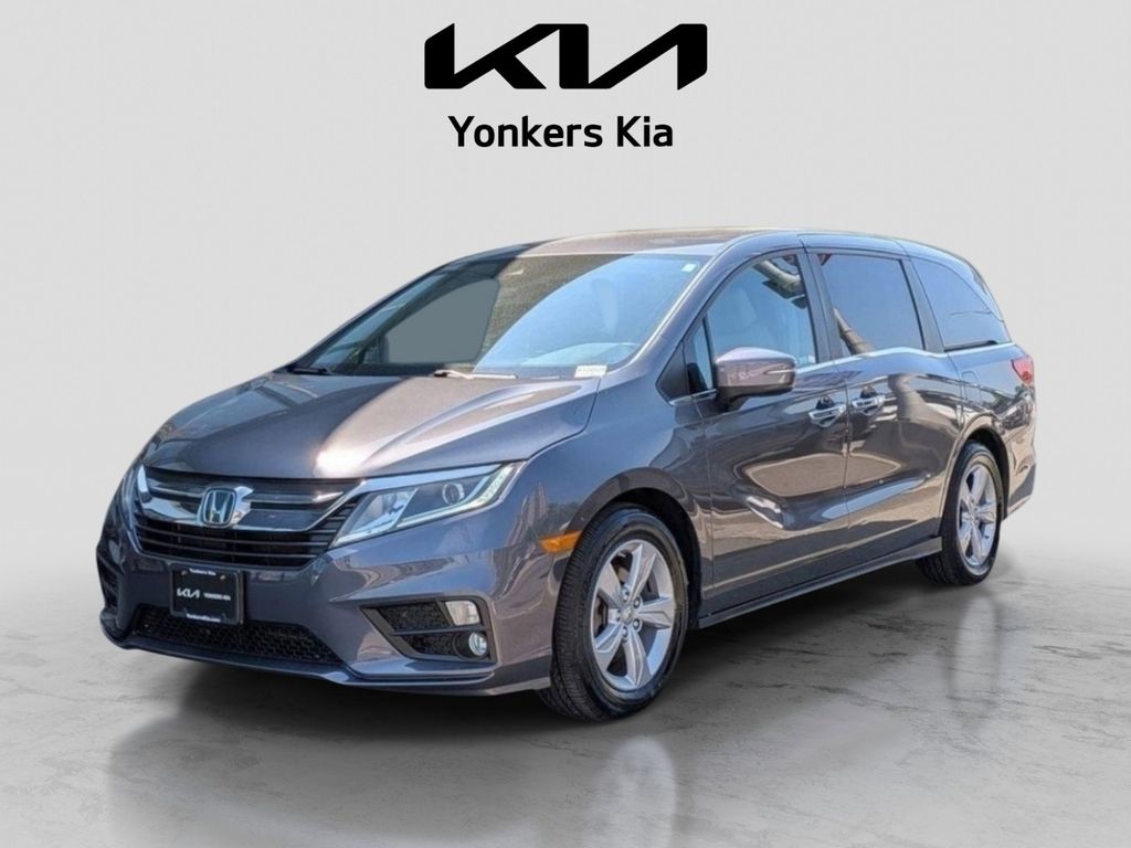 Lunar Silver Metallic 2019 Honda Odyssey EX FWD Minivan Front-Wheel Drive 9-Speed Automatic