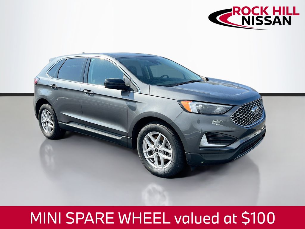 Gray Metallic 2024 Ford Edge SEL AWD SUV / Crossover All-Wheel Drive 8-Speed Automatic
