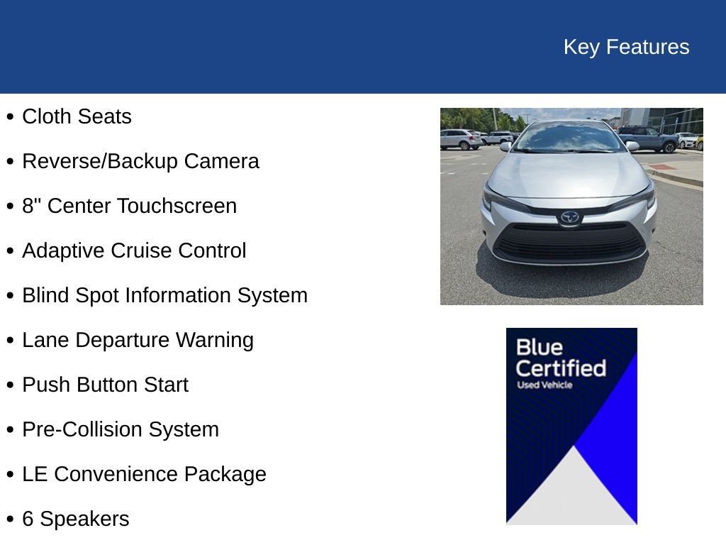 2024 Toyota Corolla Hybrid LE