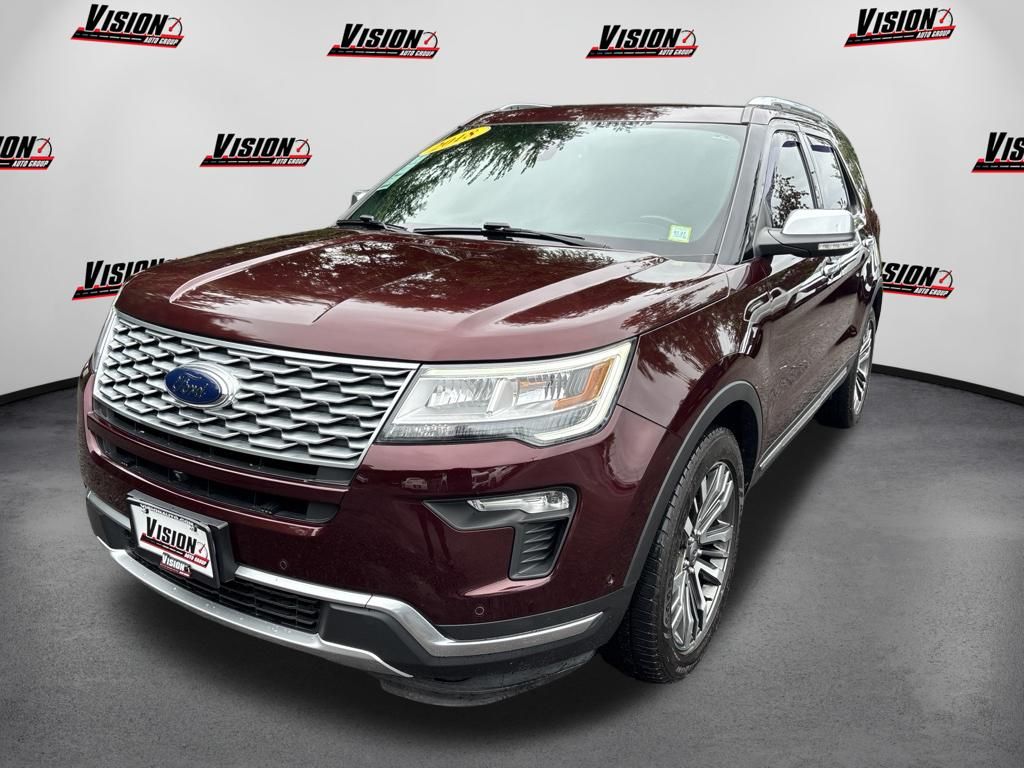 Red (Burgundy) 2018 Ford Explorer SUV / Crossover All-Wheel Drive 6-Speed Automatic