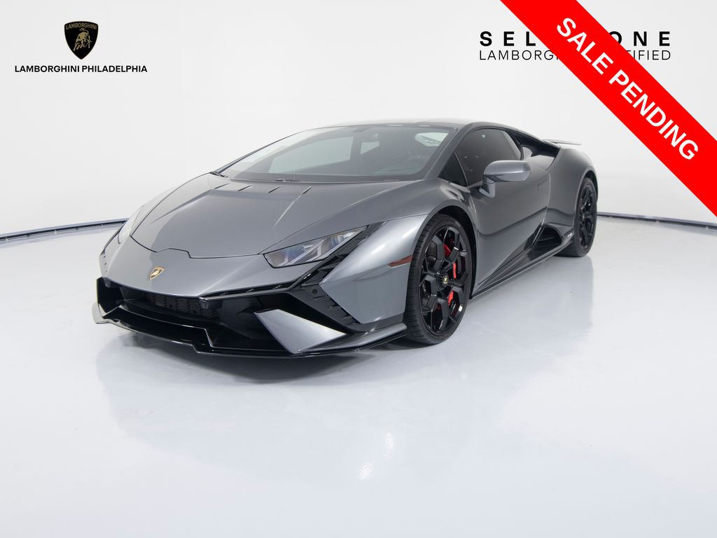 Grigio Lynx Metallic 2023 Lamborghini Huracan Coupe Rear-Wheel Drive 7-Speed Manual