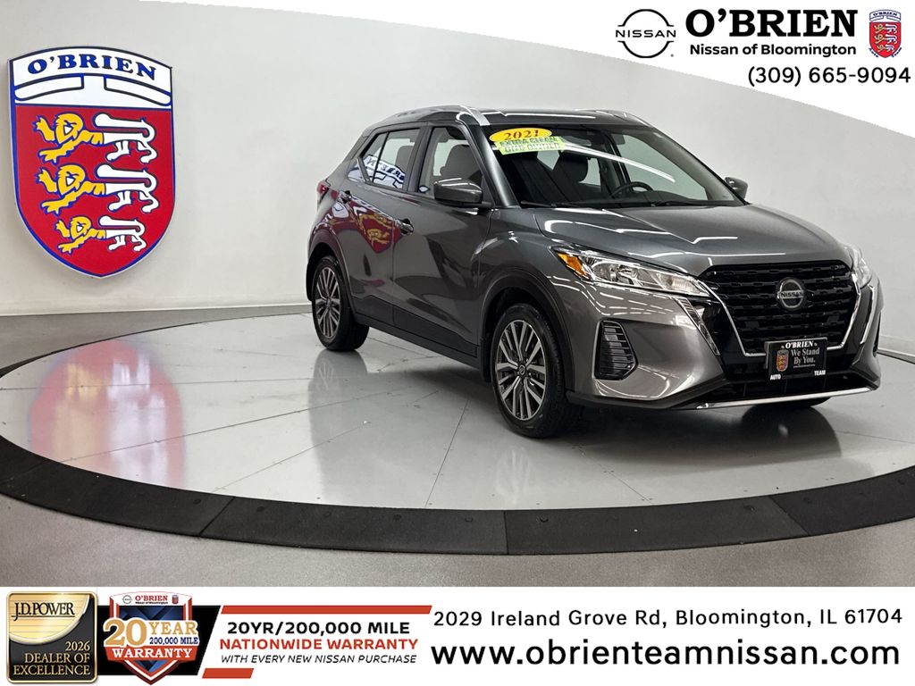 Gray (Gun Metallic) 2021 Nissan Kicks SV FWD SUV / Crossover Front-Wheel Drive Continuously Variable Transmission