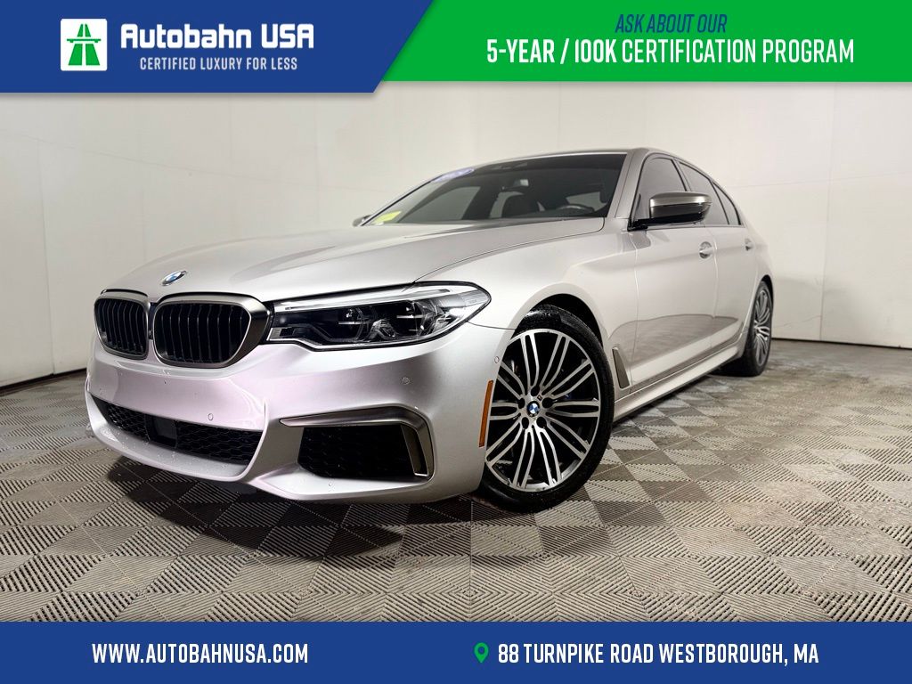 Rhodonite Silver Metallic 2019 BMW 5 Series M550i xDrive Sedan AWD Sedan All-Wheel Drive 8-Speed Automatic