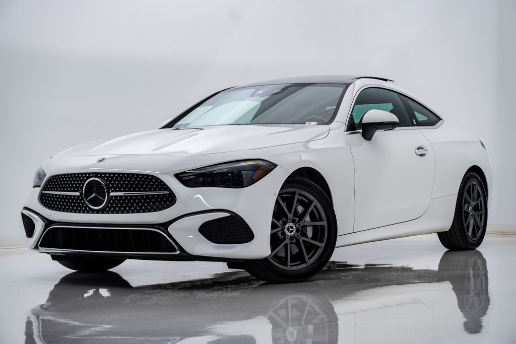 Polar White 2024 Mercedes-Benz CLE Coupe All-Wheel Drive 9-Speed Automatic