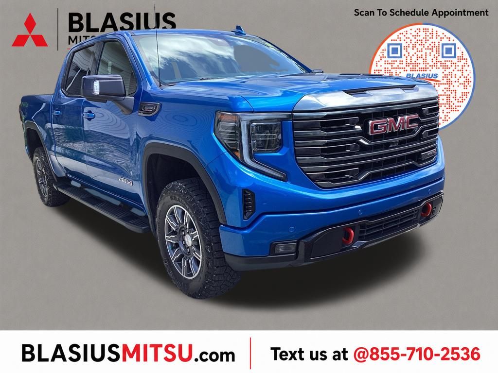 Blue Metallic 2024 GMC Sierra 1500 Pickup Truck Four-Wheel Drive Automatic