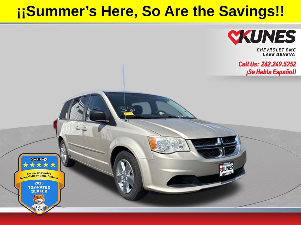 Cashmere Pearlcoat 2013 Dodge Grand Caravan Minivan Front-Wheel Drive 6-Speed Automatic