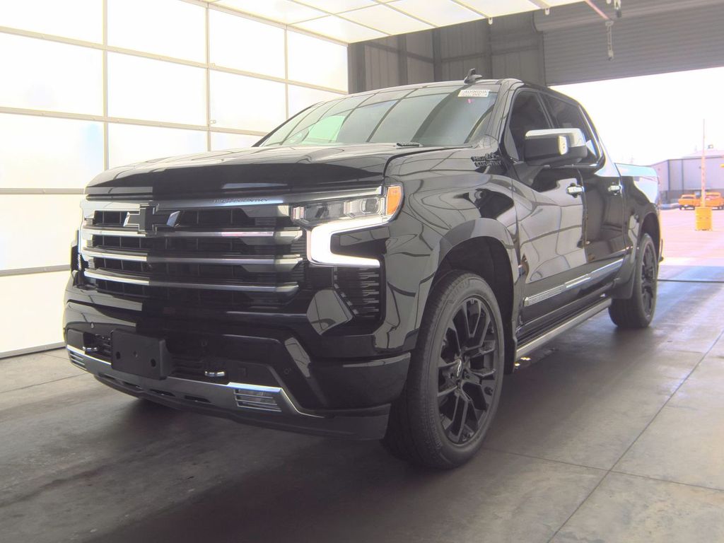 Black 2023 Chevrolet Silverado 1500 Pickup Truck Four-Wheel Drive Automatic
