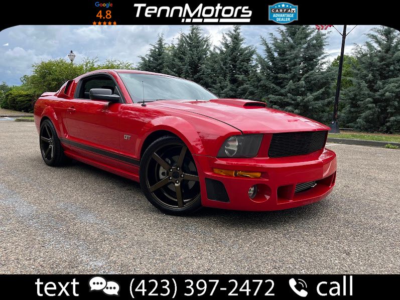 Red 2007 Ford Mustang Coupe Rear-Wheel Drive 5-Speed Manual