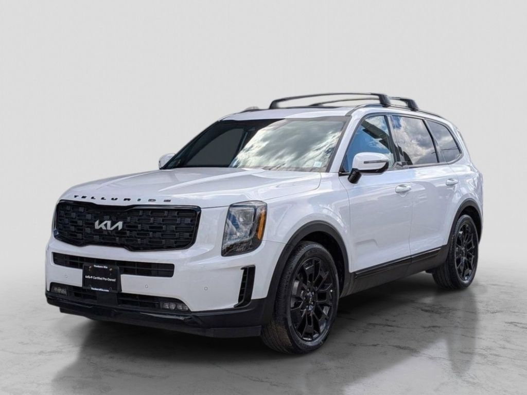 Glacial White Pearl 2022 Kia Telluride SX AWD SUV / Crossover All-Wheel Drive 8-Speed Automatic