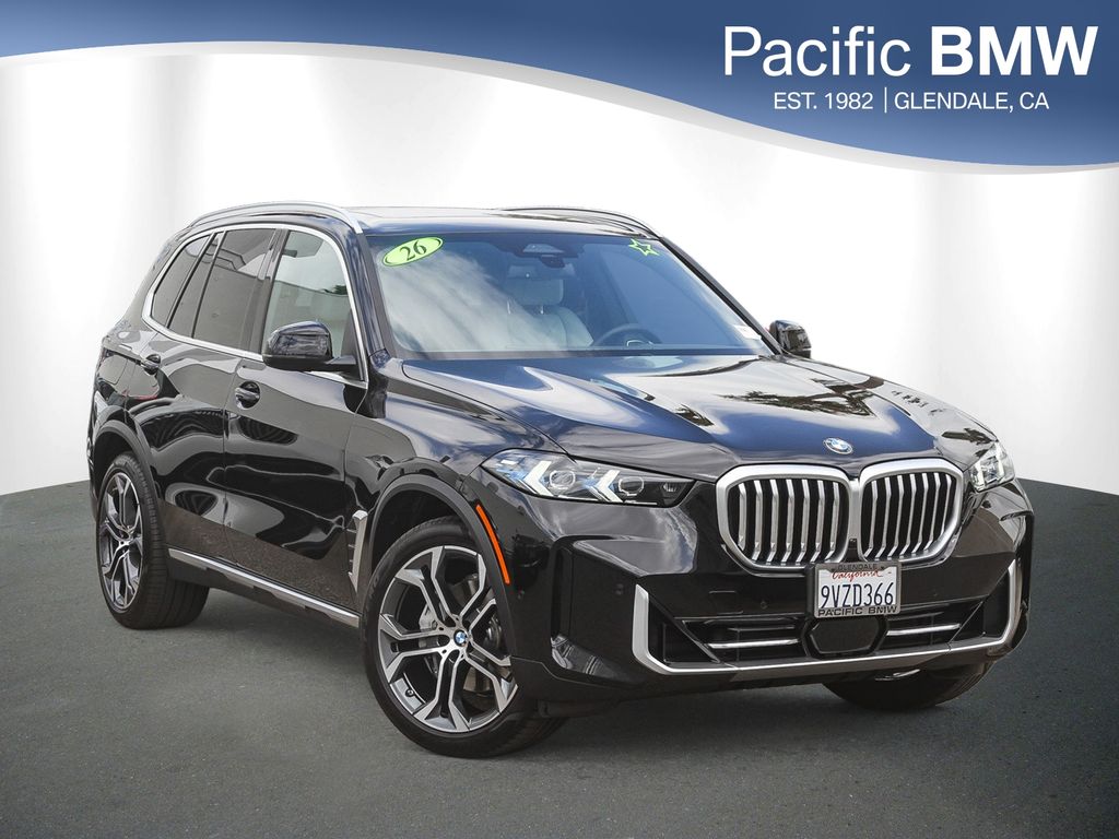 Black Sapphire Metallic 2026 BMW X5 SUV / Crossover Rear-Wheel Drive 8-Speed Automatic