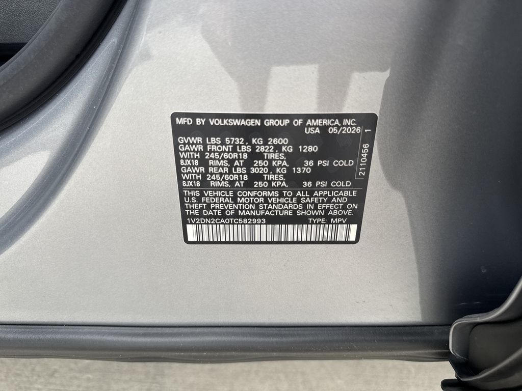 2026 Volkswagen Atlas 2.0T SE Silver at Bayshore Chrysler Jeep Dodge Ram