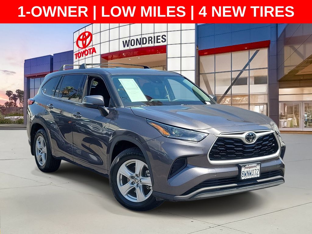 Magnetic Gray Metallic 2021 Toyota Highlander SUV / Crossover Front-Wheel Drive 8-Speed Automatic