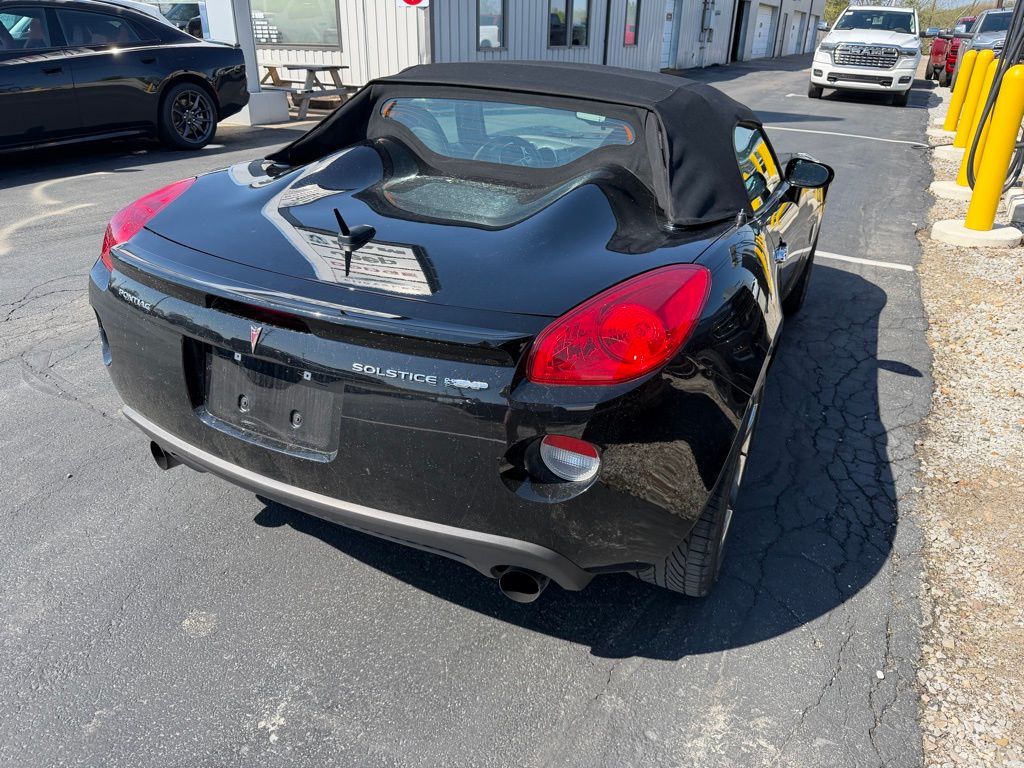 Mysterious (Black) 2007 Pontiac Solstice GXP Convertible Rear-Wheel Drive 5-Speed Manual