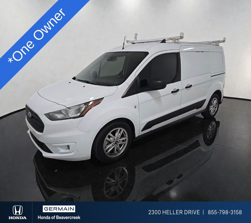 Frozen White 2021 Ford Transit Connect Cargo XLT LWB FWD with Rear Cargo Doors Van Front-Wheel Drive 8-Speed Automatic