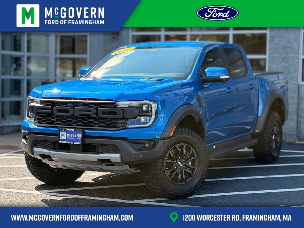 Blue Metallic 2025 Ford Ranger Pickup Truck Four-Wheel Drive Automatic