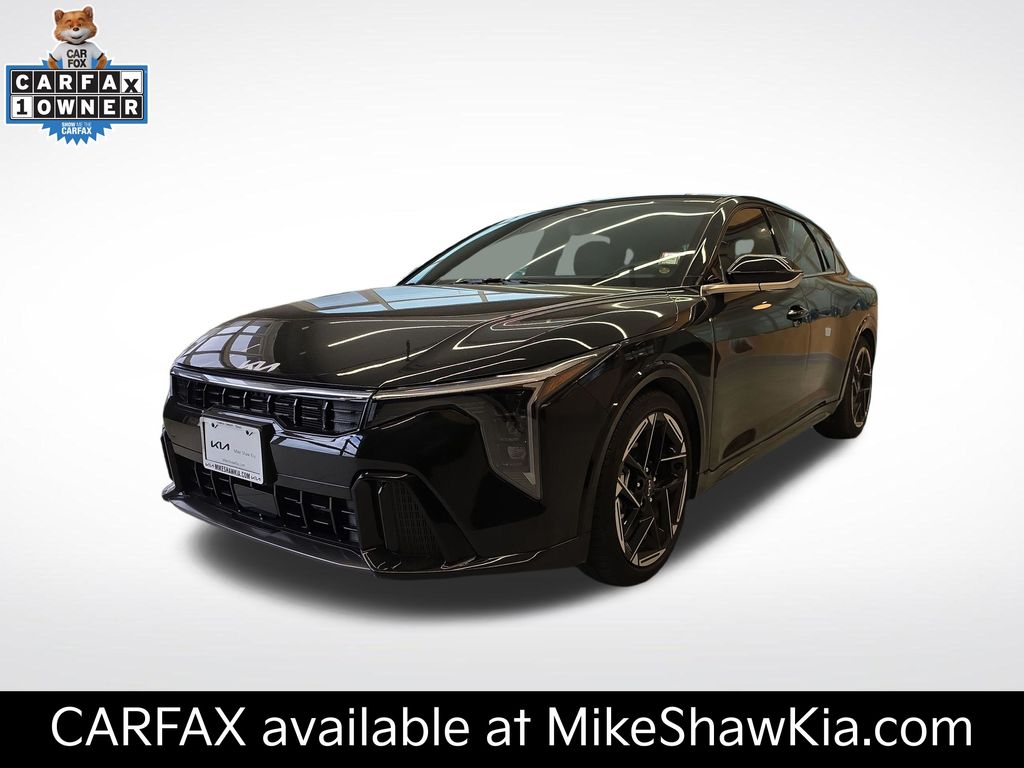 Aurora Black Pearl 2026 Kia K4 GT-Line FWD Sedan Front-Wheel Drive Continuously Variable Transmission