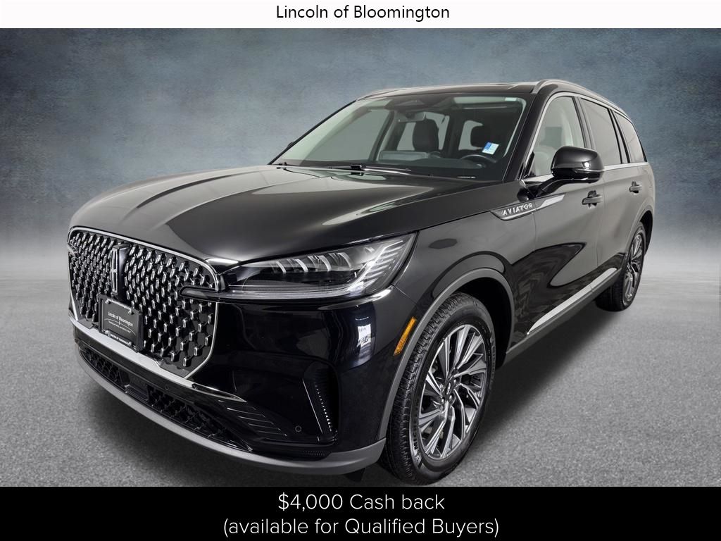 Infinite Black Metallic Clearcoat 2026 Lincoln Aviator SUV / Crossover All-Wheel Drive Automatic