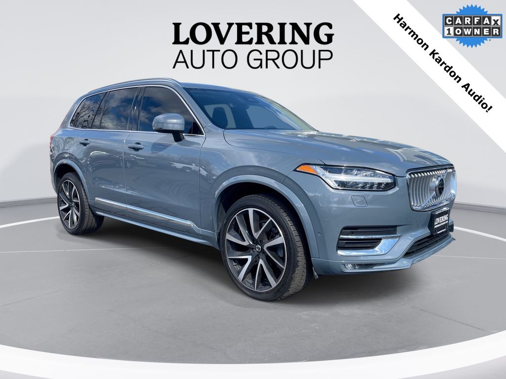 Thunder Gray Metallic 2023 Volvo XC90 B6 Plus Bright Theme 7-Passenger AWD SUV / Crossover All-Wheel Drive Automatic