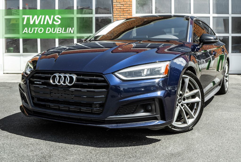 Navarra Blue Metallic 2019 Audi A5 Sportback Sedan All-Wheel Drive 7-Speed Automatic