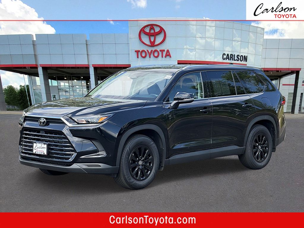Midnight Black Metallic 2025 Toyota Grand Highlander SUV / Crossover All-Wheel Drive 8-Speed Automatic