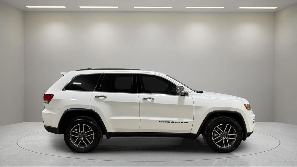 Used 2021 Bright White Clearcoat Jeep Limited image 2