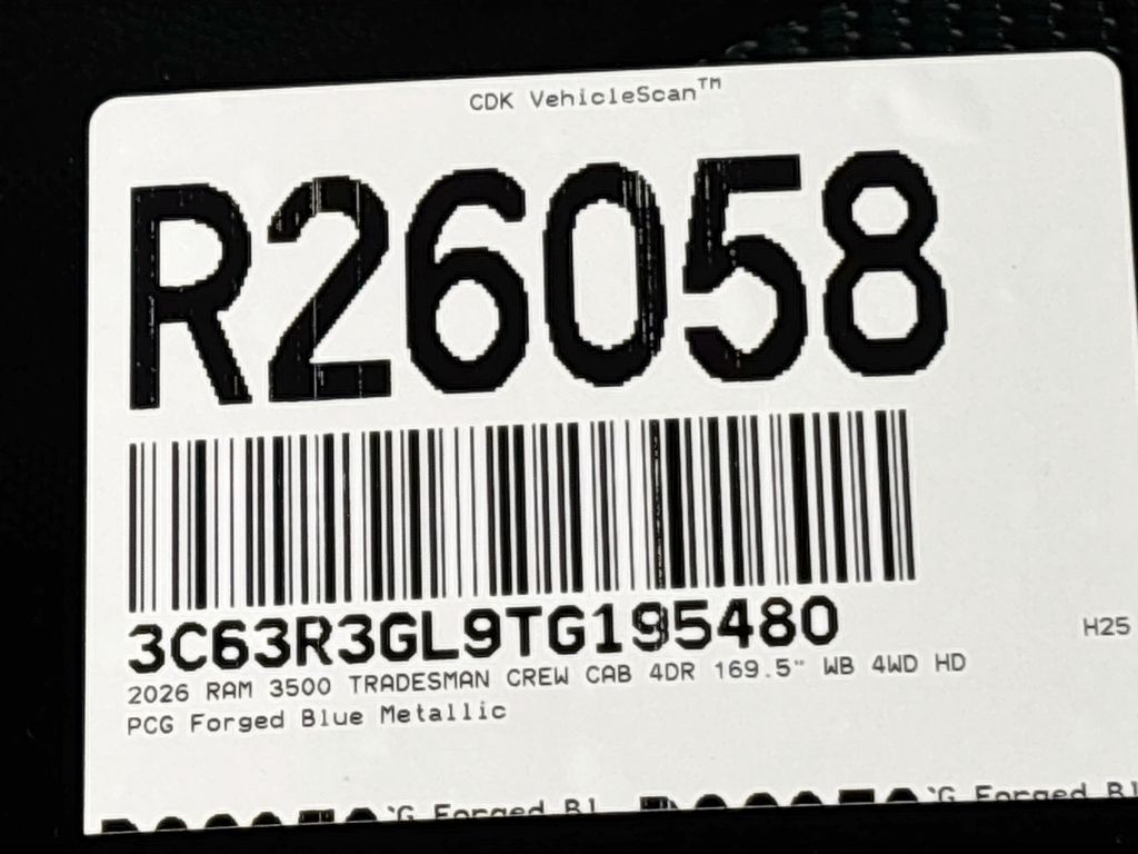 2026 Ram 3500 Tradesman