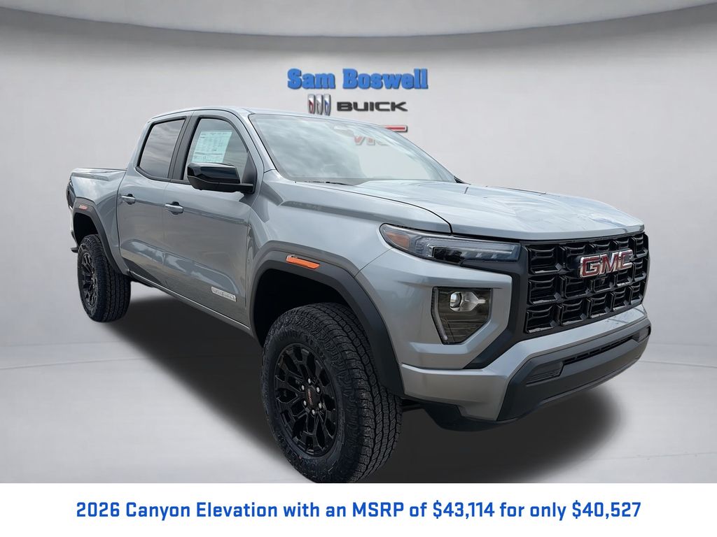 Sterling Metallic 2026 GMC Canyon Pickup Truck 4X2 8-Speed Automatic