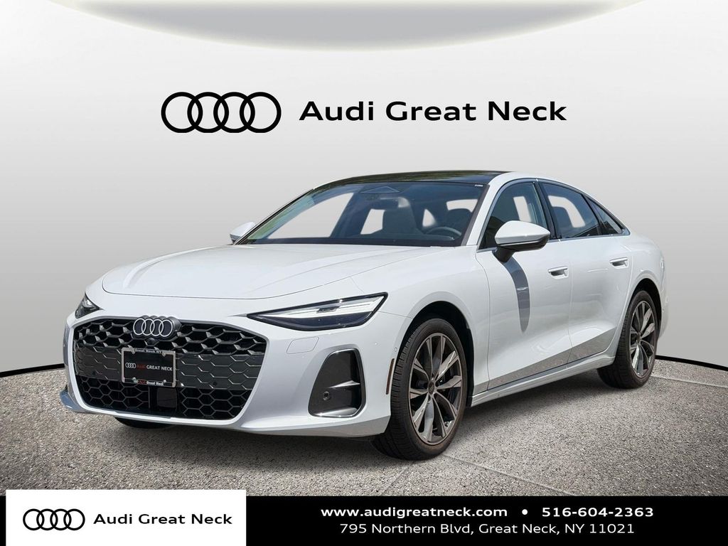 Glacier White Metallic 2026 Audi A6 quattro Premium 55 TFSI Sedan All-Wheel Drive 7-Speed Automatic