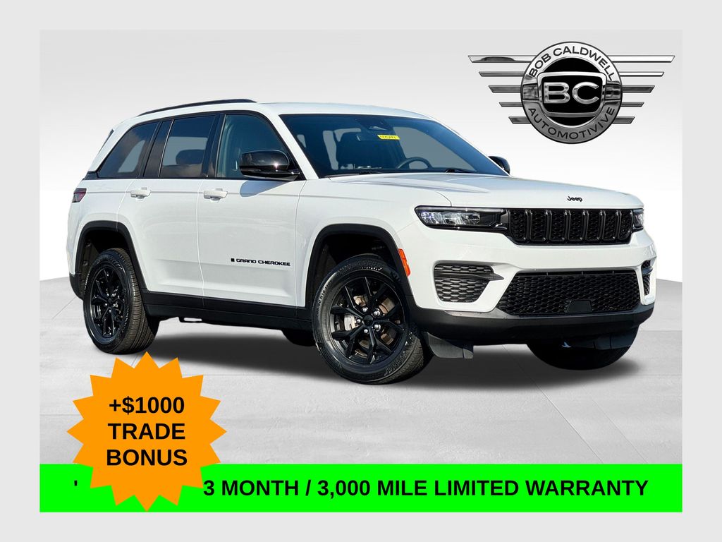 Bright White Clearcoat 2024 Jeep Grand Cherokee SUV / Crossover Four-Wheel Drive 8-Speed Automatic