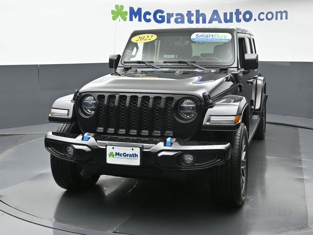 Certified Used 2022 Black Jeep Unlimited Sahara High Altitude 4xe image 5