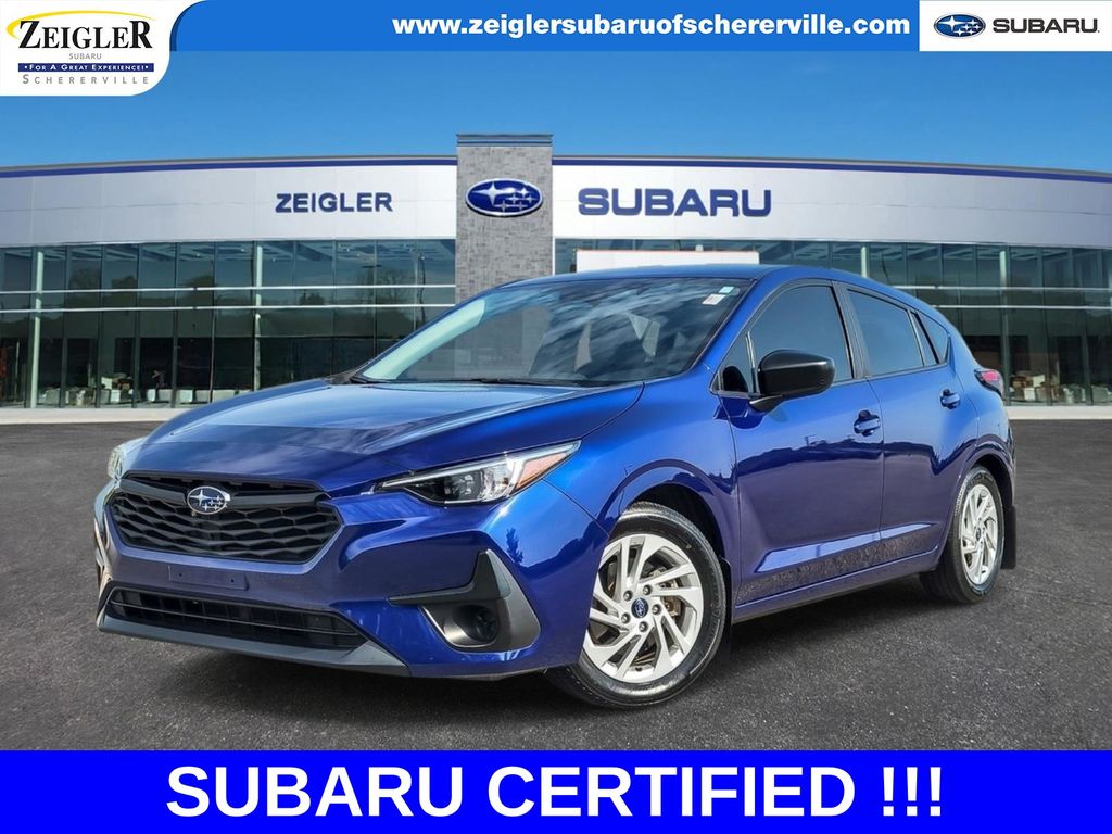 Sapphire Blue Pearl 2024 Subaru Impreza Wagon All-Wheel Drive Continuously Variable Transmission
