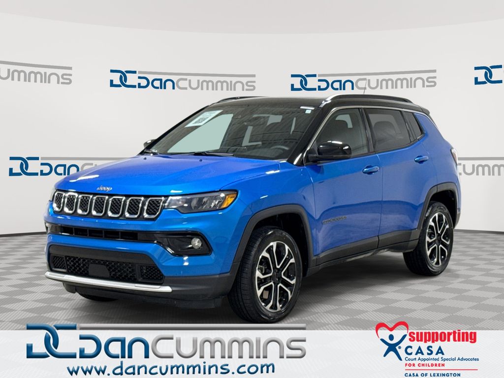 Hydro Blue Pearlcoat 2024 Jeep Compass SUV / Crossover Four-Wheel Drive 8-Speed Automatic