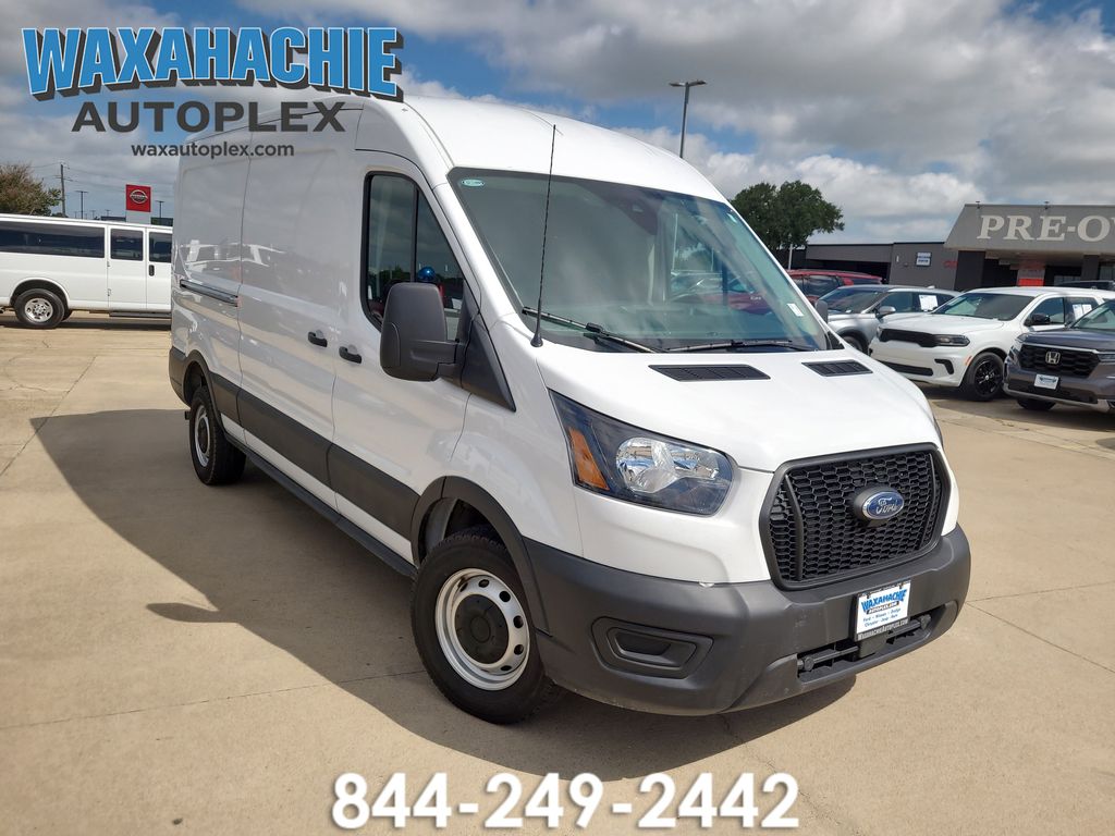 Oxford White 2025 Ford Transit Cargo 250 Medium Roof LB RWD Van Rear-Wheel Drive