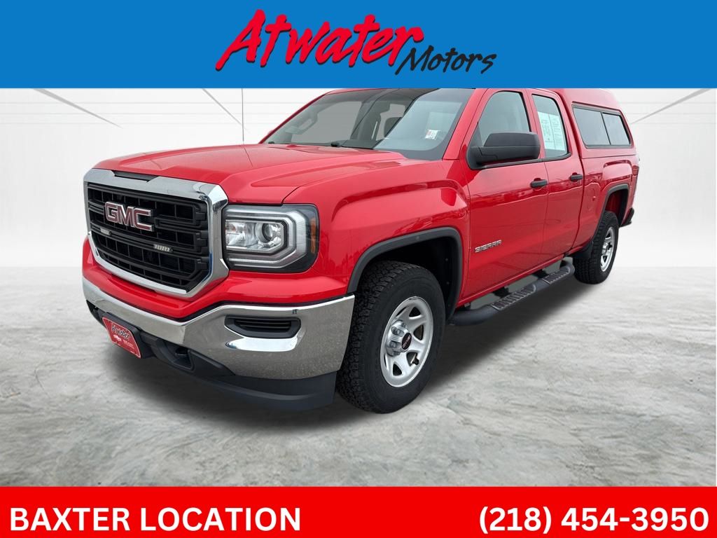 Cardinal Red 2017 GMC Sierra 1500 Base Double Cab Pickup Truck 4X2 6-Speed Automatic Overdrive