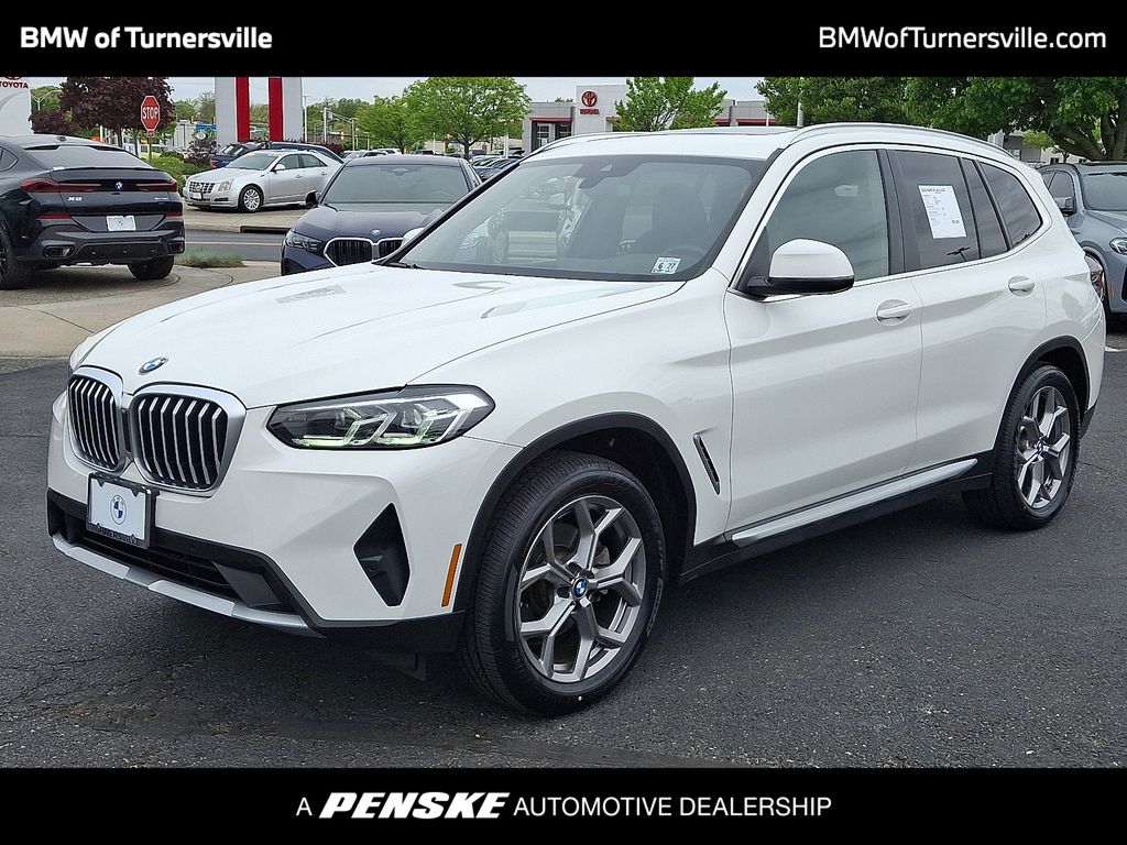 Alpine White 2022 BMW X3 xDrive30i AWD SUV / Crossover All-Wheel Drive 8-Speed Automatic